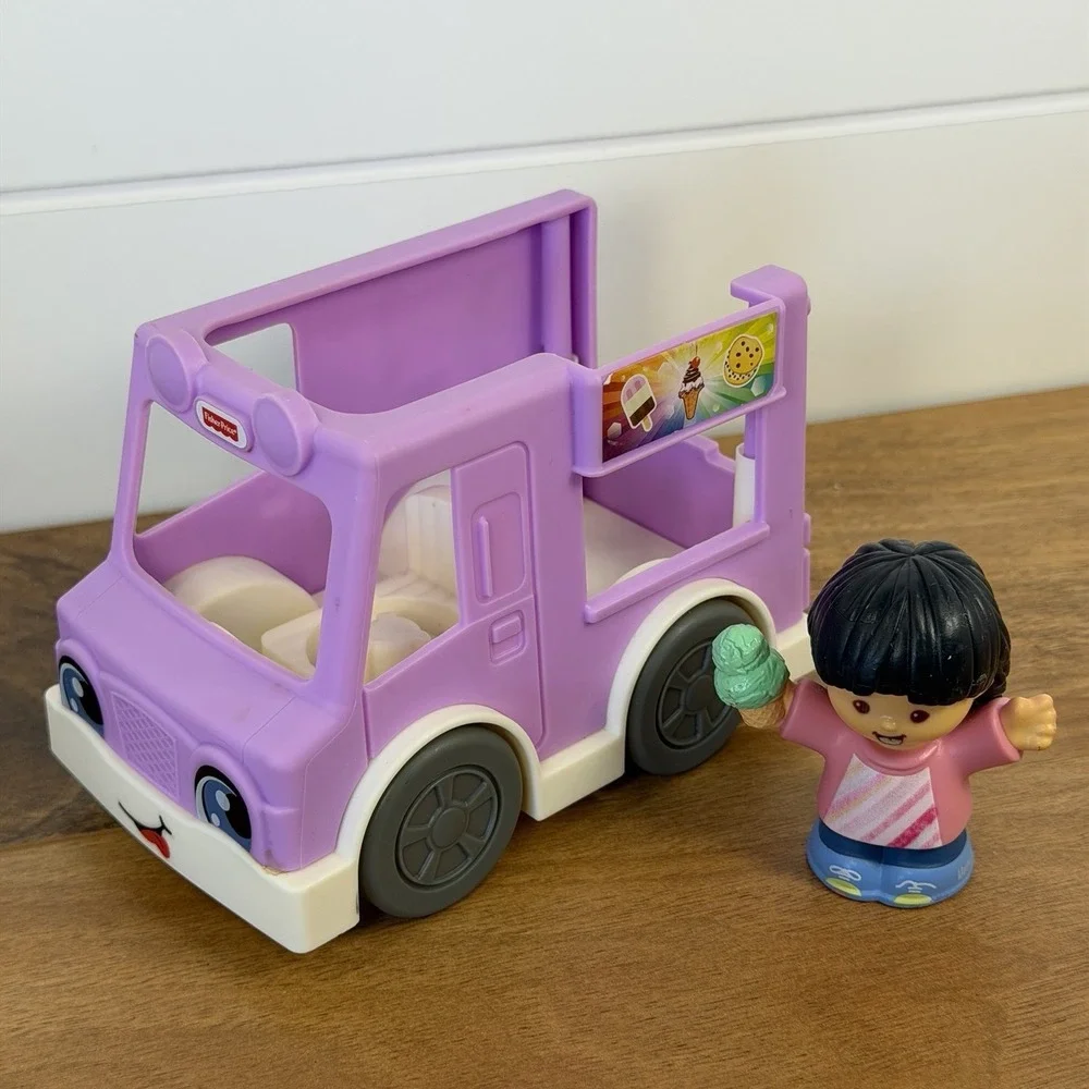 Fisher Price Little People Ice Cream Truck Playset Girl Figure 2018